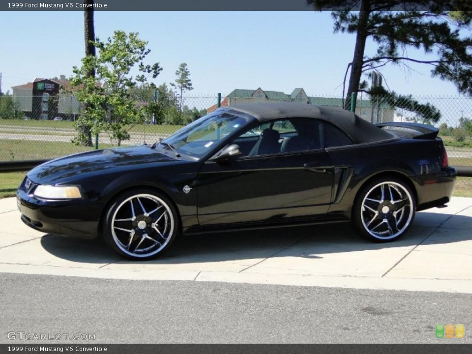 1999 Ford Mustang Custom Wheel and Tire Photo #49422055