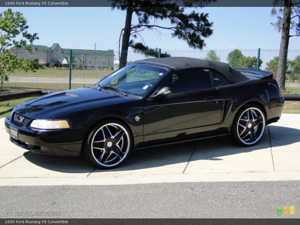 1999 Ford Mustang Custom Wheel and Tire Photo #49422064