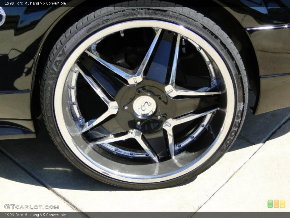 1999 Ford Mustang Custom Wheel and Tire Photo #49422241