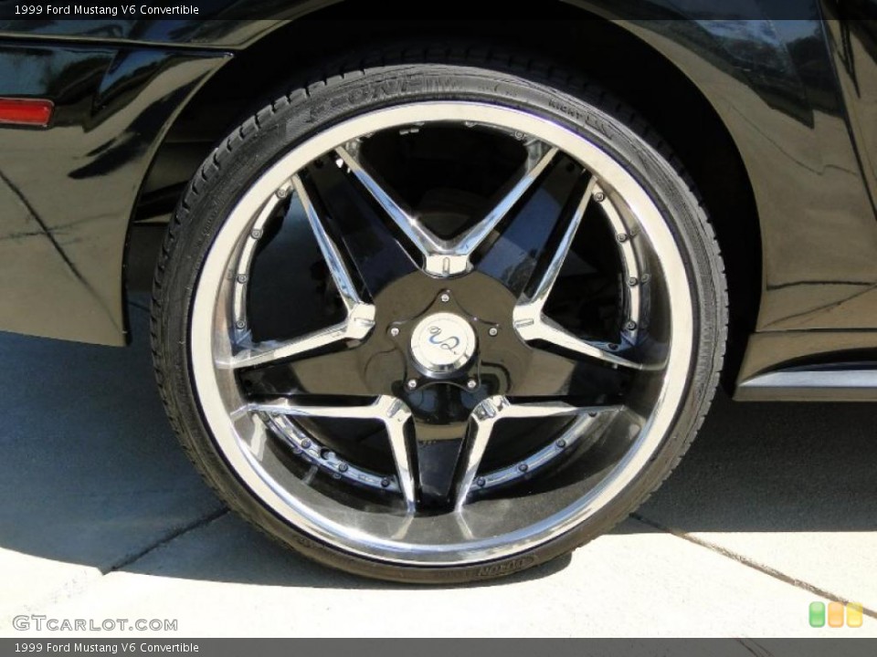 1999 Ford Mustang Custom Wheel and Tire Photo #49422256