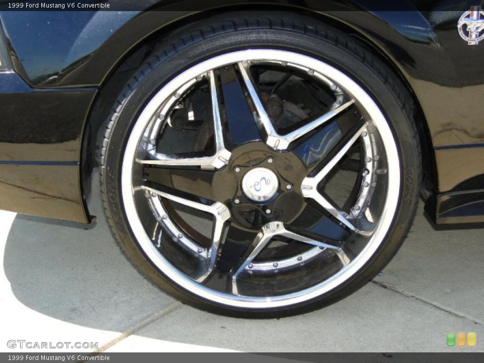 1999 Ford Mustang Custom Wheel and Tire Photo #49422289