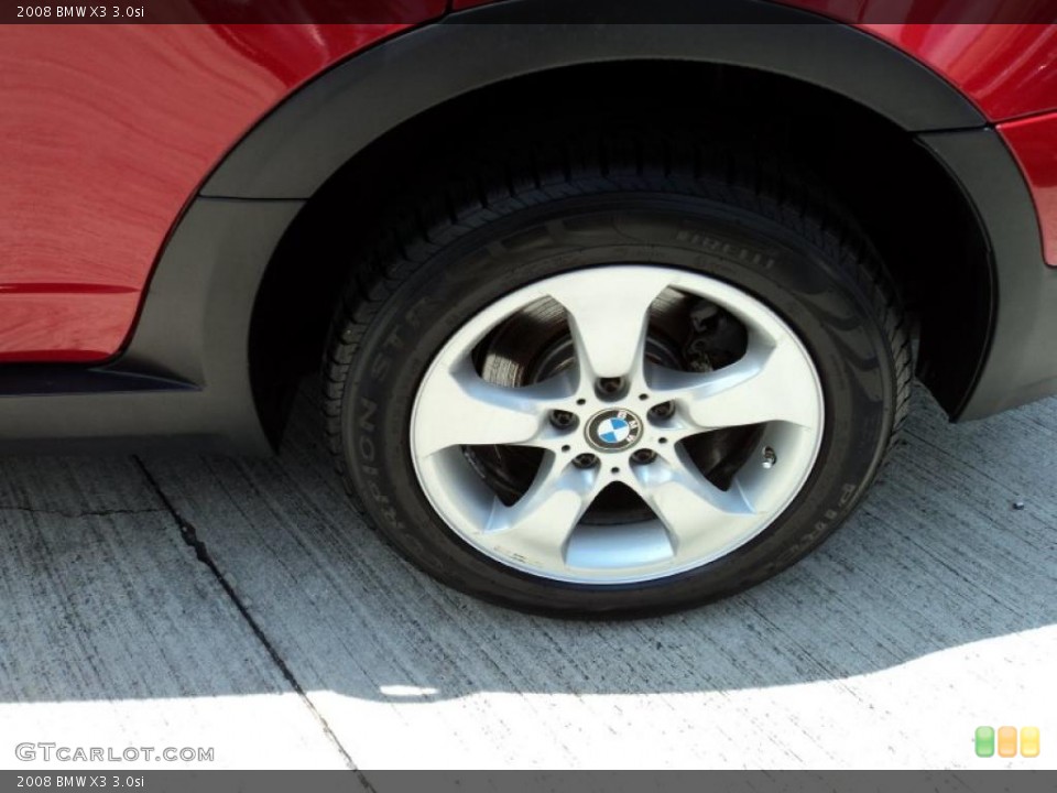 2008 BMW X3 3.0si Wheel and Tire Photo #49424269
