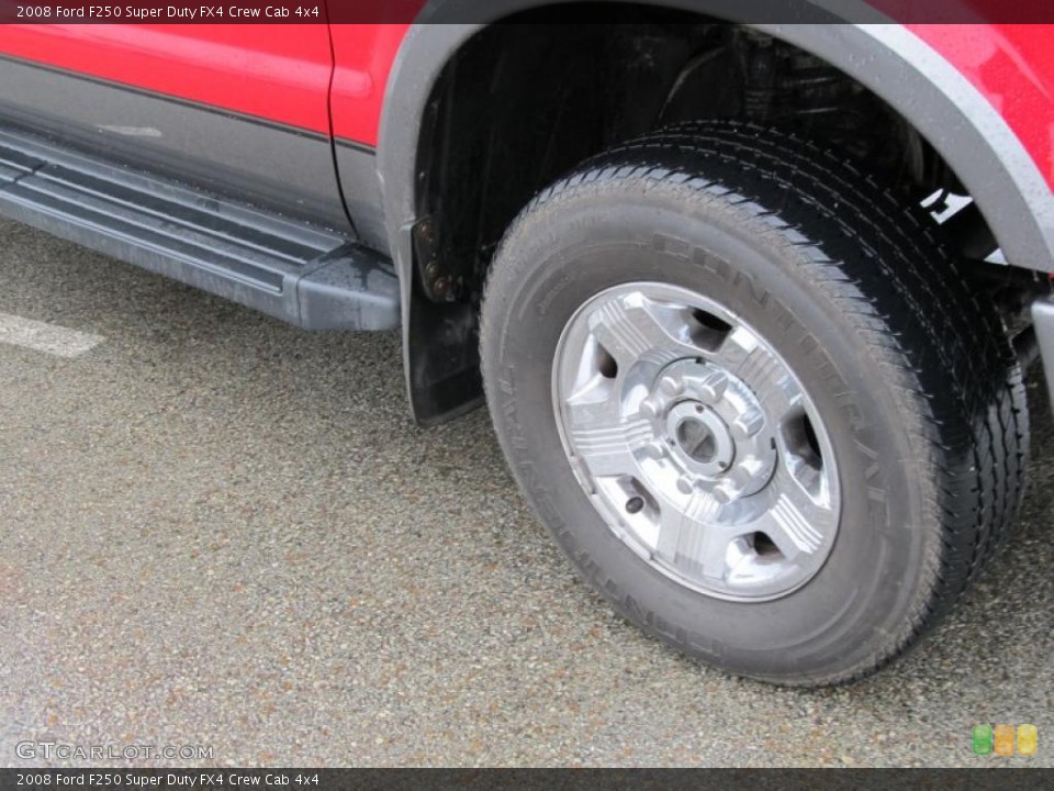2008 Ford F250 Super Duty FX4 Crew Cab 4x4 Wheel and Tire Photo #49435699