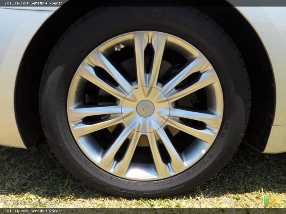 2011 Hyundai Genesis 4.6 Sedan Wheel and Tire Photo #49439569