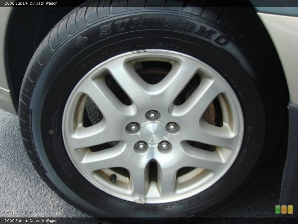 2000 Subaru Outback Wagon Wheel and Tire Photo #49440466