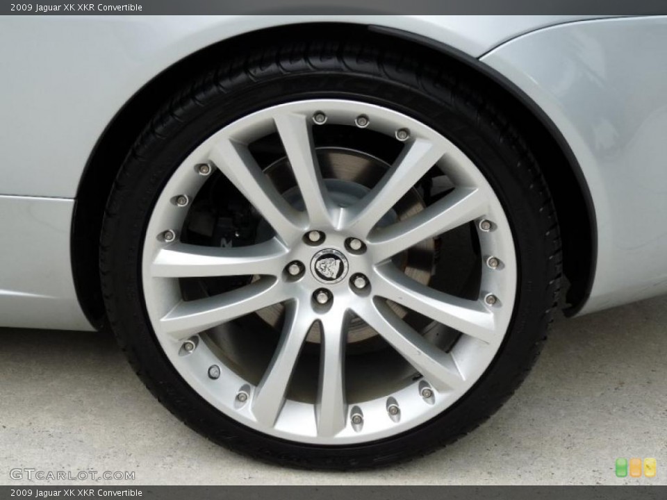 2009 Jaguar XK XKR Convertible Wheel and Tire Photo #49440661
