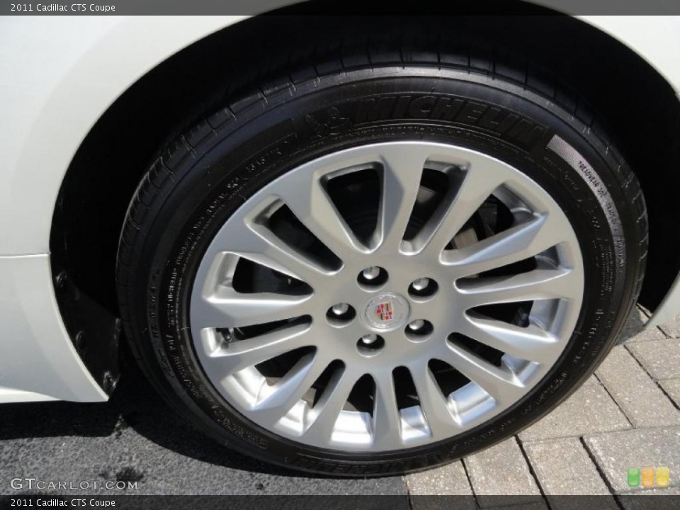 2011 Cadillac CTS Coupe Wheel and Tire Photo #49441402