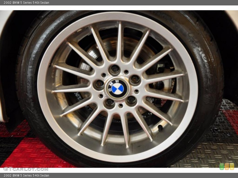 2002 BMW 5 Series 540i Sedan Wheel and Tire Photo #49441615