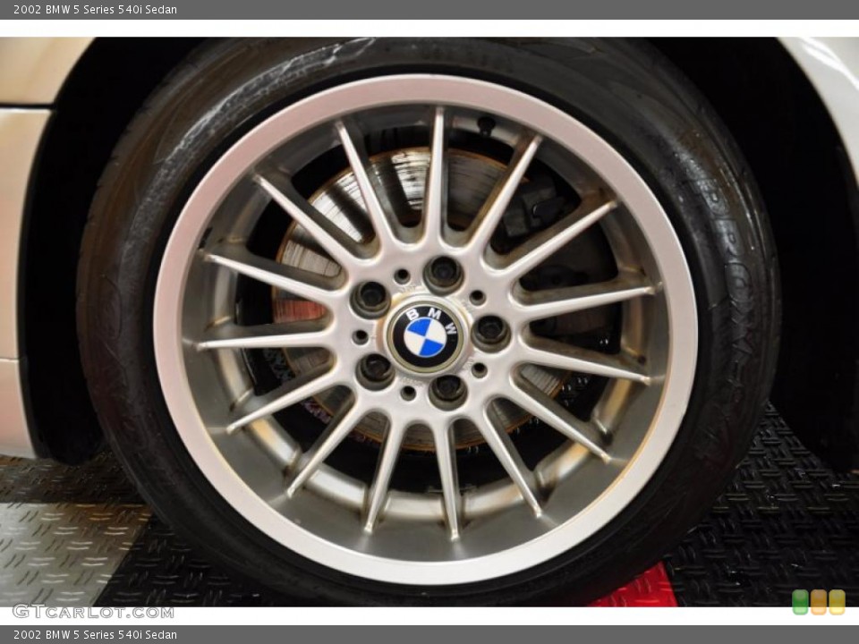 2002 BMW 5 Series 540i Sedan Wheel and Tire Photo #49441630