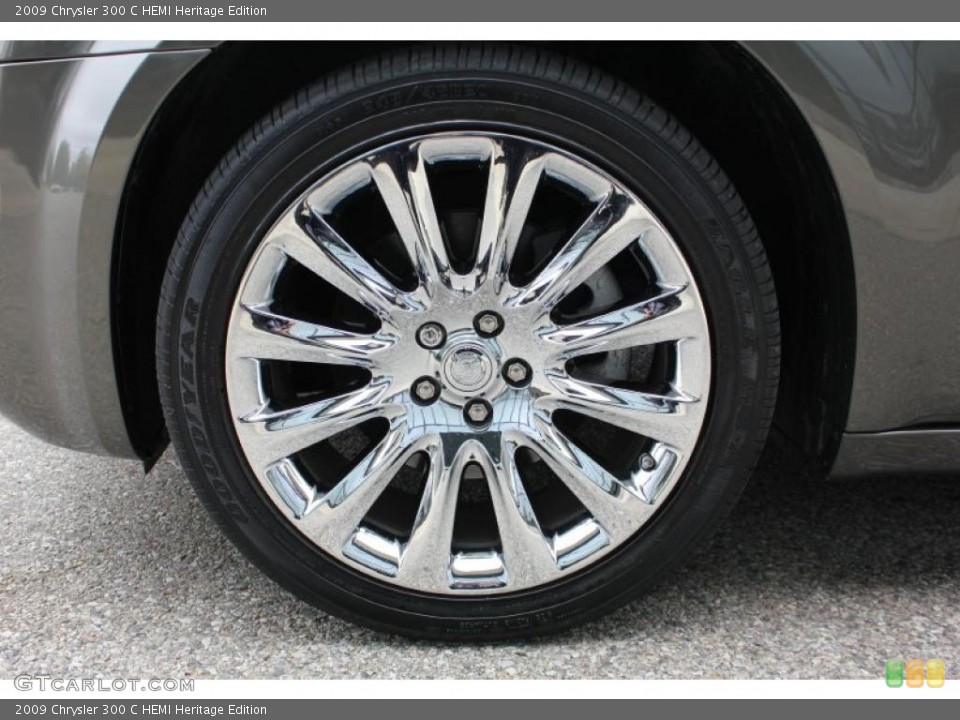 2009 Chrysler 300 C HEMI Heritage Edition Wheel and Tire Photo #49451657