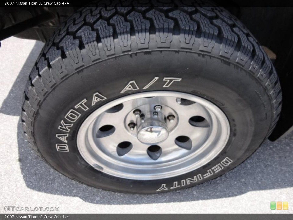 2007 Nissan Titan Custom Wheel and Tire Photo #49465576