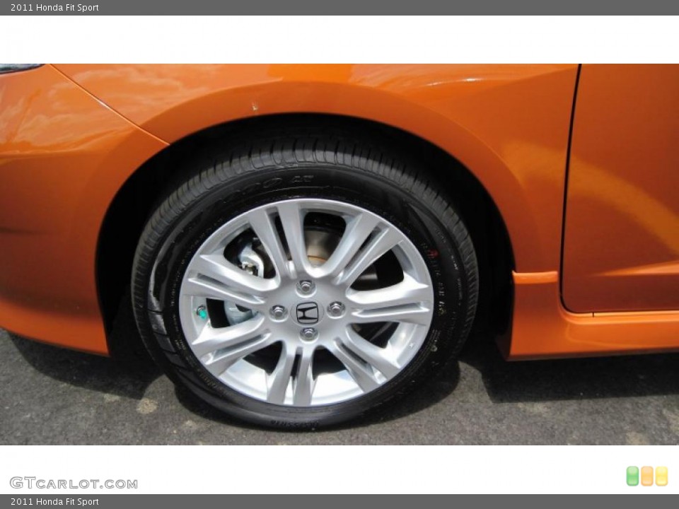 2011 Honda Fit Sport Wheel and Tire Photo #49467628