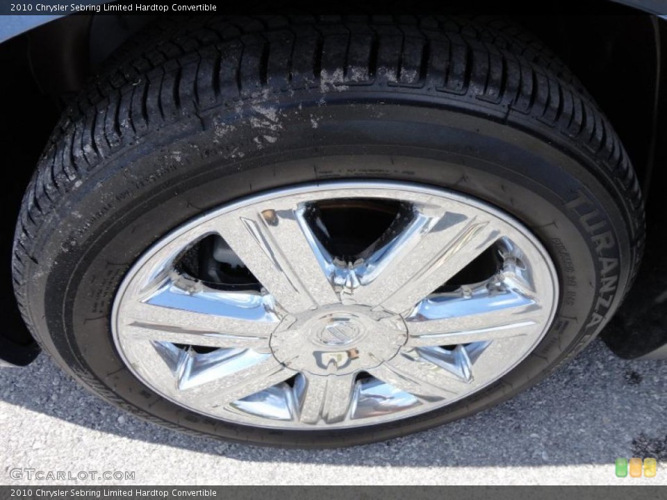 2010 Chrysler Sebring Limited Hardtop Convertible Wheel and Tire Photo #49467655