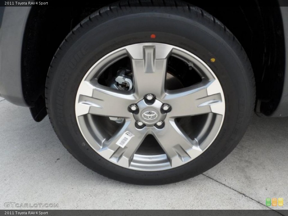 2011 Toyota RAV4 Sport Wheel and Tire Photo #49474677