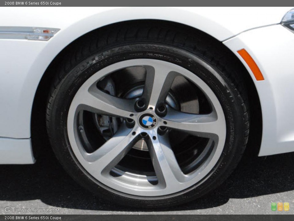 2008 BMW 6 Series 650i Coupe Wheel and Tire Photo #49481472