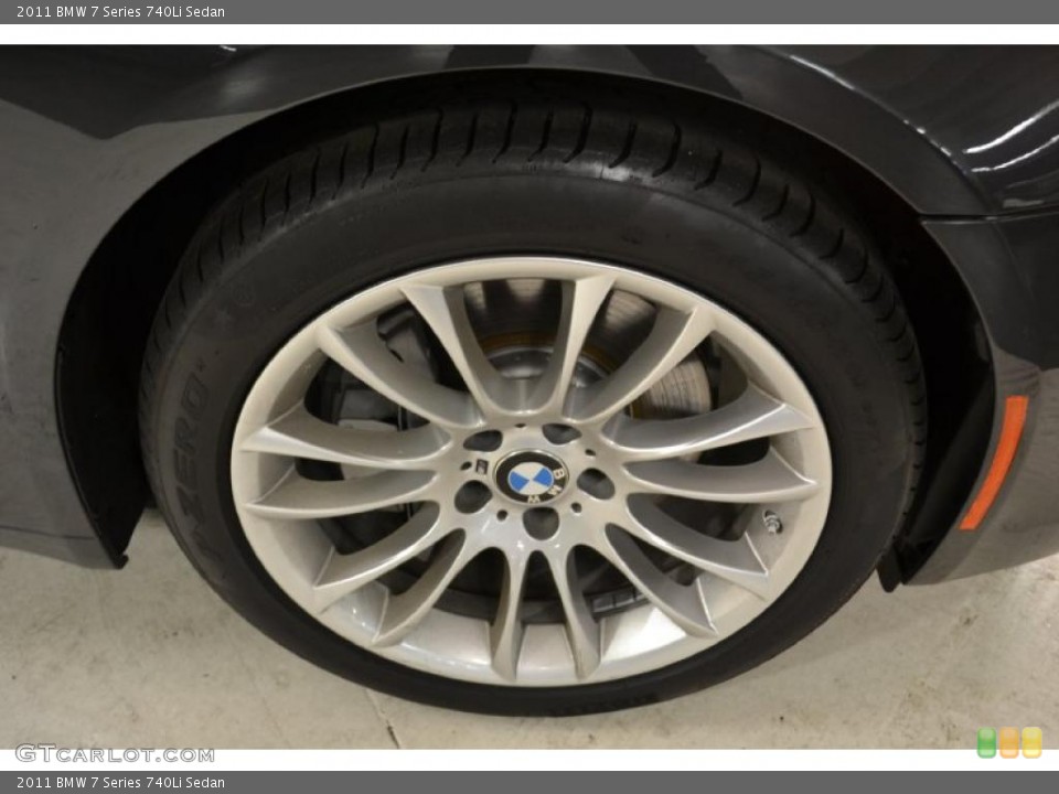 2011 BMW 7 Series 740Li Sedan Wheel and Tire Photo #49484202