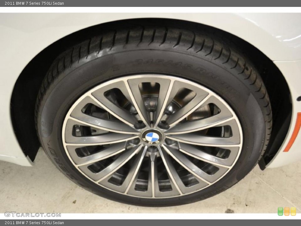 2011 BMW 7 Series 750Li Sedan Wheel and Tire Photo #49486836