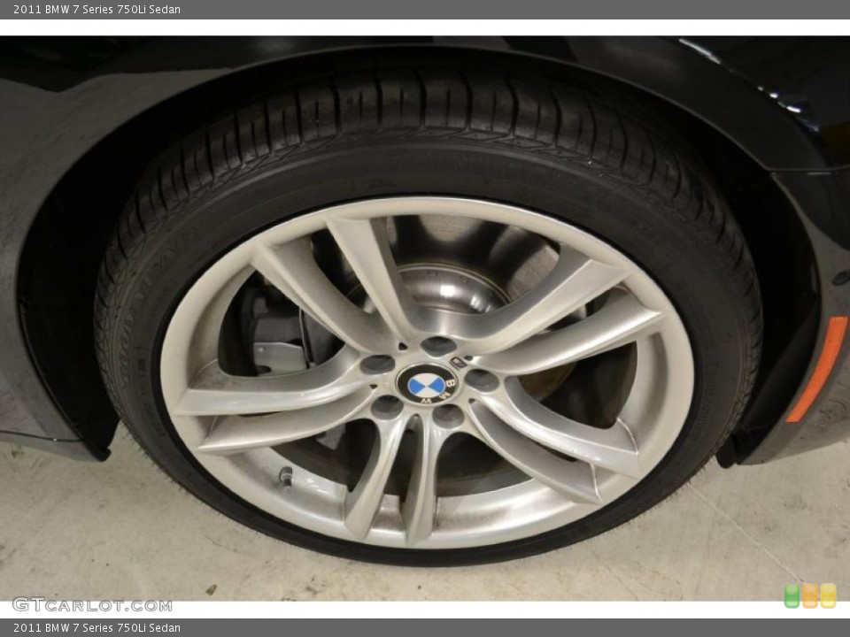 2011 BMW 7 Series 750Li Sedan Wheel and Tire Photo #49489308