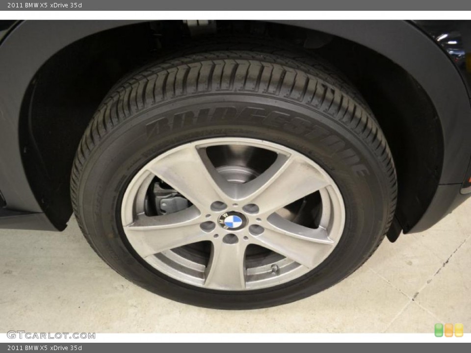 2011 BMW X5 xDrive 35d Wheel and Tire Photo #49490391