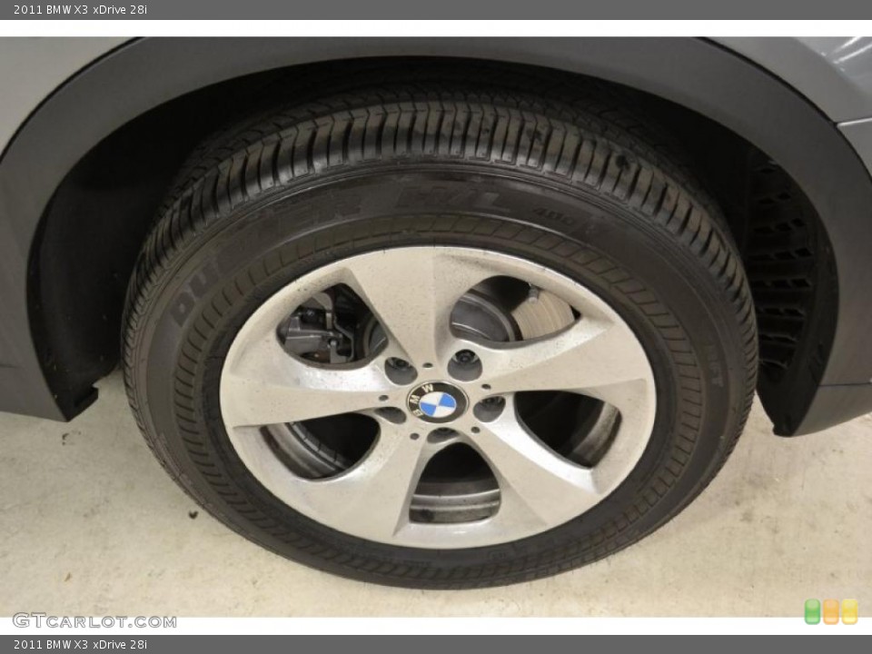 2011 BMW X3 xDrive 28i Wheel and Tire Photo #49490784