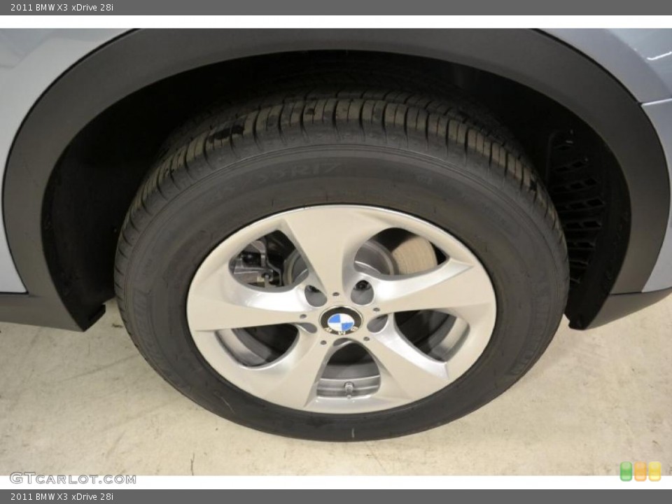 2011 BMW X3 xDrive 28i Wheel and Tire Photo #49491165