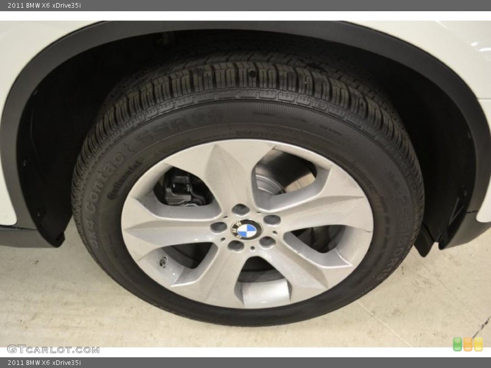 2011 BMW X6 xDrive35i Wheel and Tire Photo #49491597