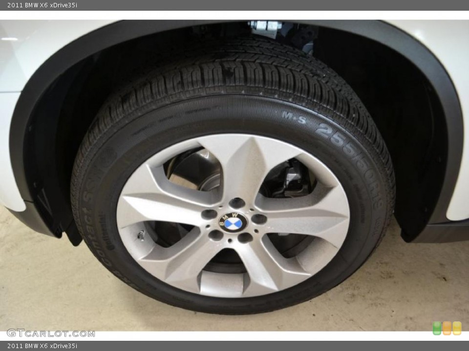 2011 BMW X6 xDrive35i Wheel and Tire Photo #49491720