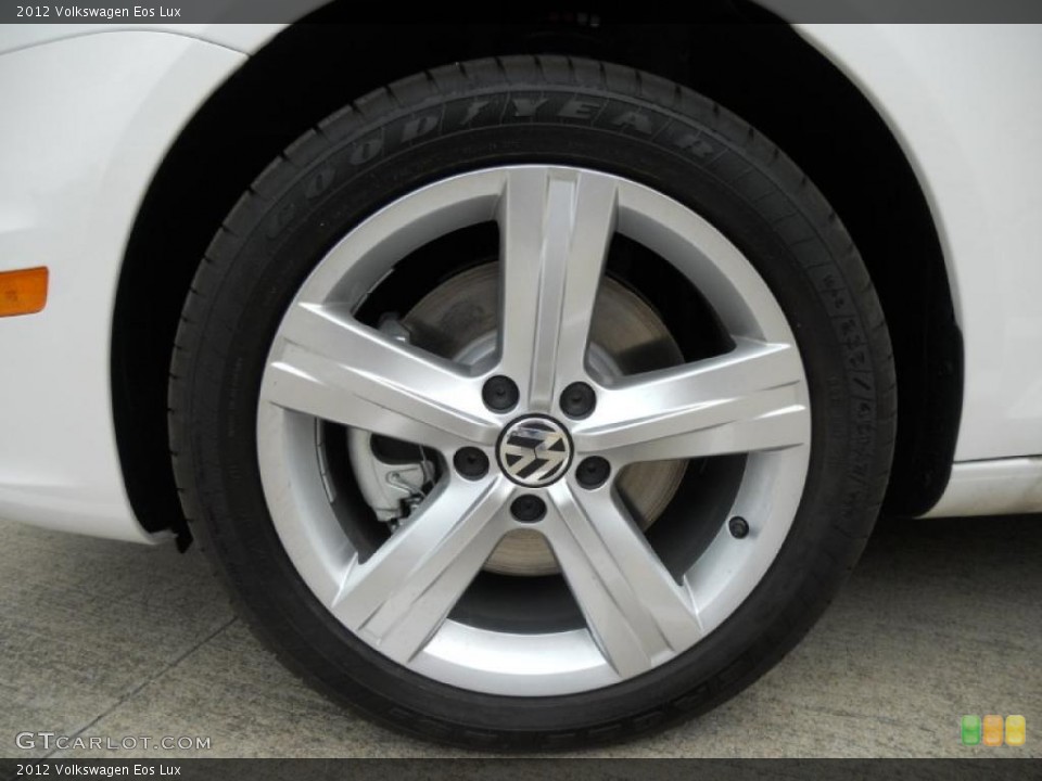 2012 Volkswagen Eos Lux Wheel and Tire Photo #49498515