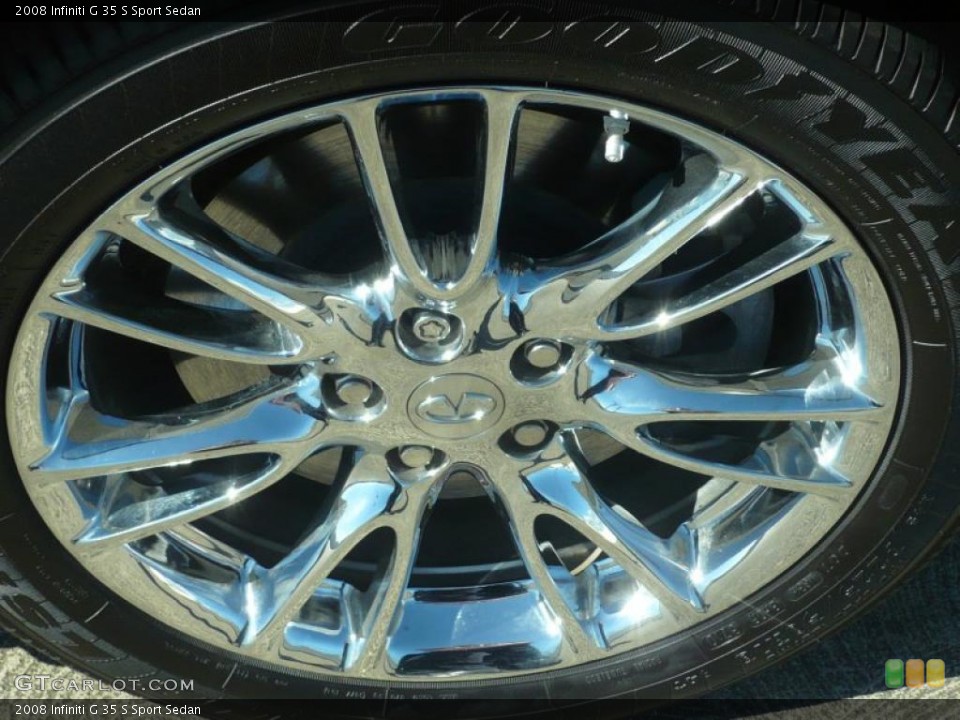 2008 Infiniti G 35 S Sport Sedan Wheel and Tire Photo #49498548