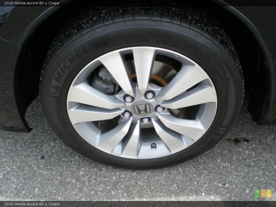 2010 Honda Accord EX-L Coupe Wheel and Tire Photo #49500045