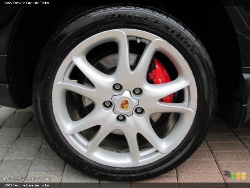 2009 Porsche Cayenne Turbo Wheel and Tire Photo #49506393