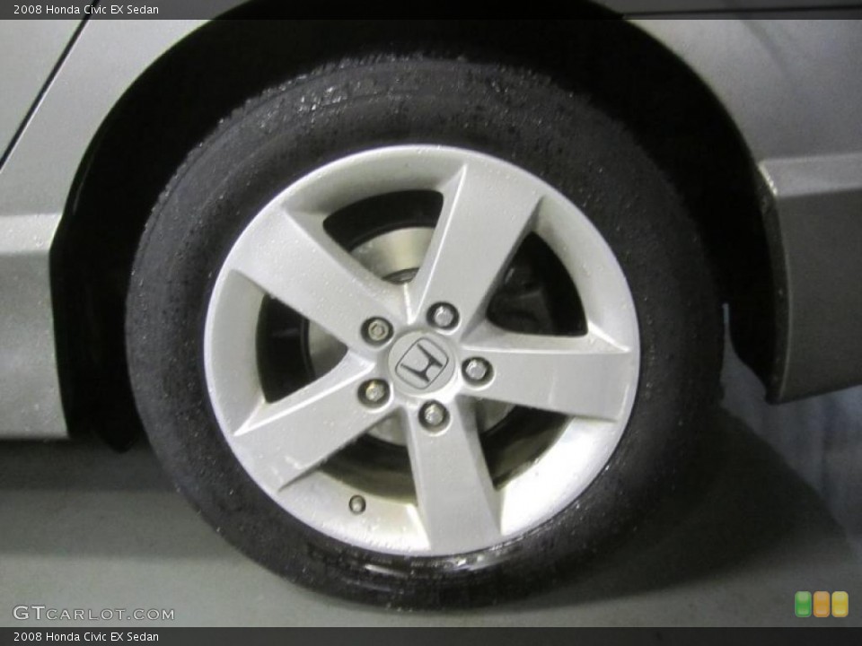 2008 Honda Civic EX Sedan Wheel and Tire Photo #49509438
