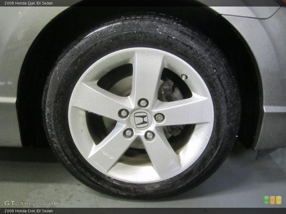 2008 Honda Civic EX Sedan Wheel and Tire Photo #49509543