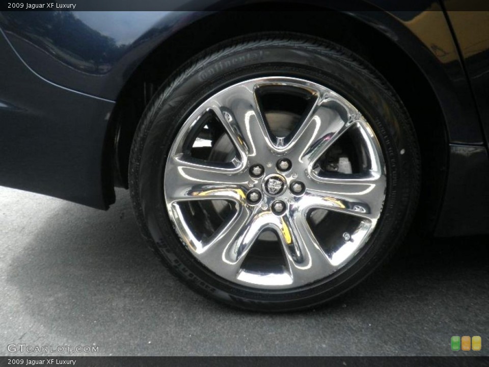 2009 Jaguar XF Luxury Wheel and Tire Photo #49526786