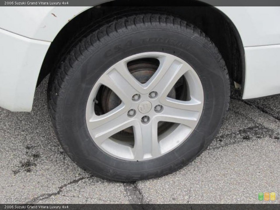 2006 Suzuki Grand Vitara Luxury 4x4 Wheel and Tire Photo #49531112
