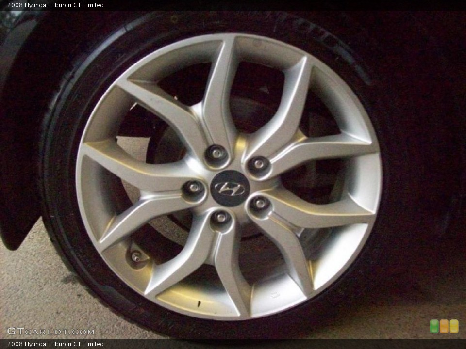 2008 Hyundai Tiburon GT Limited Wheel and Tire Photo #49539998