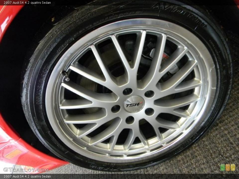 2007 Audi S4 Custom Wheel and Tire Photo #49541705