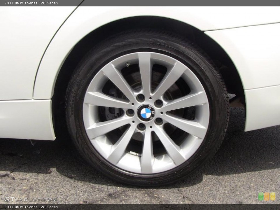 2011 BMW 3 Series 328i Sedan Wheel and Tire Photo #49542482