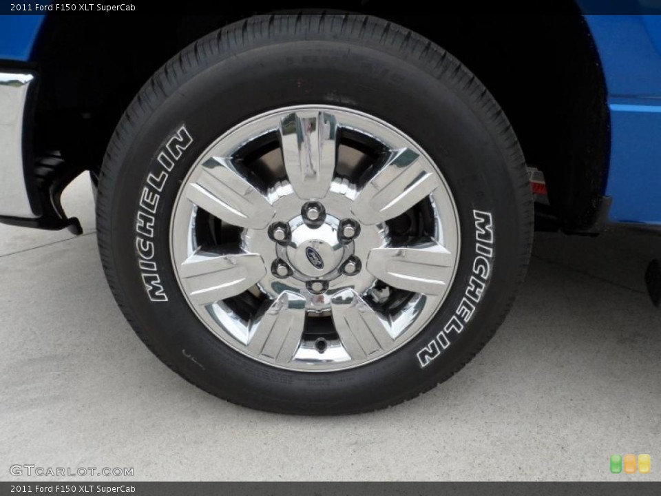 2011 Ford F150 XLT SuperCab Wheel and Tire Photo #49542605