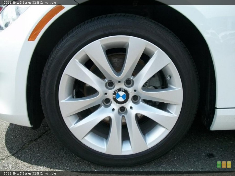 2011 BMW 3 Series 328i Convertible Wheel and Tire Photo #49548653