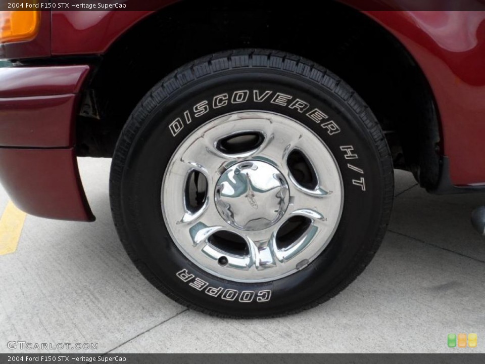 2004 Ford F150 STX Heritage SuperCab Wheel and Tire Photo #49549256