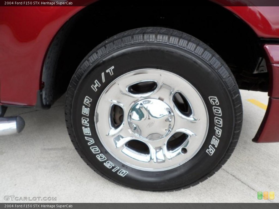 2004 Ford F150 STX Heritage SuperCab Wheel and Tire Photo #49549277