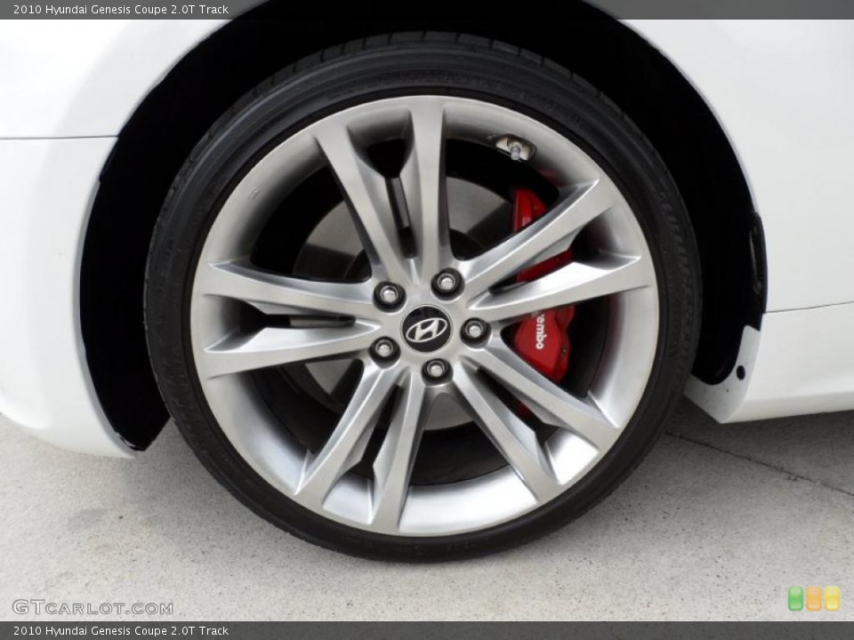 2010 Hyundai Genesis Coupe 2.0T Track Wheel and Tire Photo #49551530