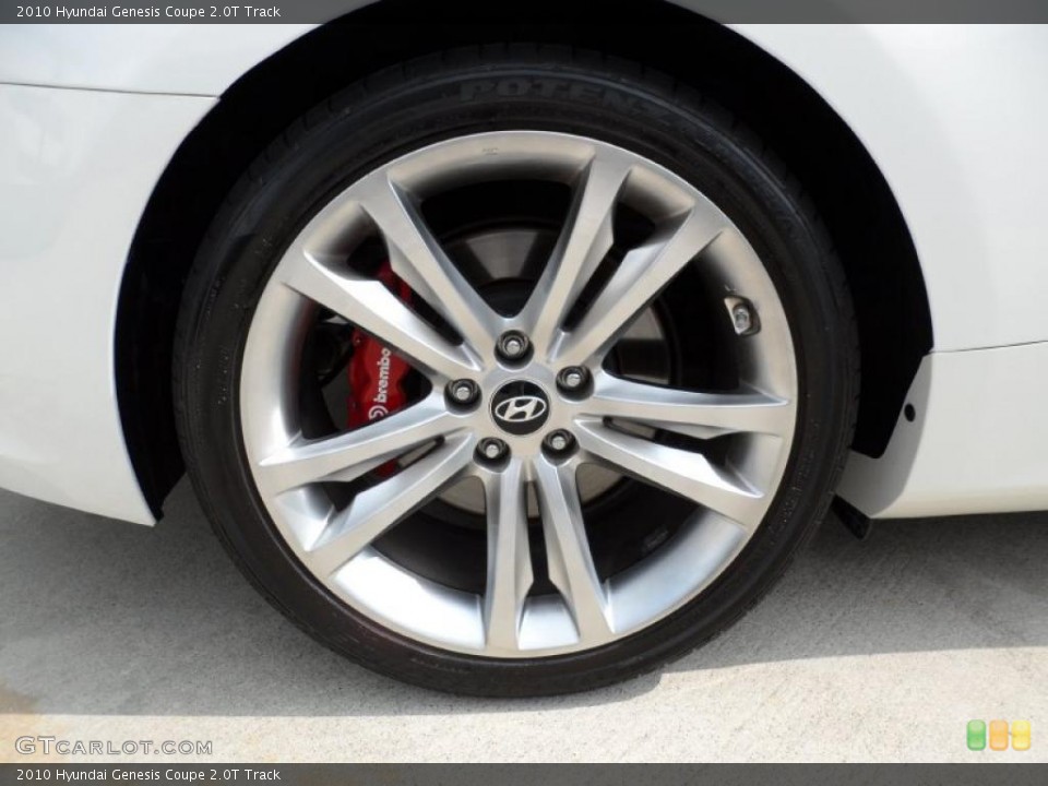2010 Hyundai Genesis Coupe 2.0T Track Wheel and Tire Photo #49551563