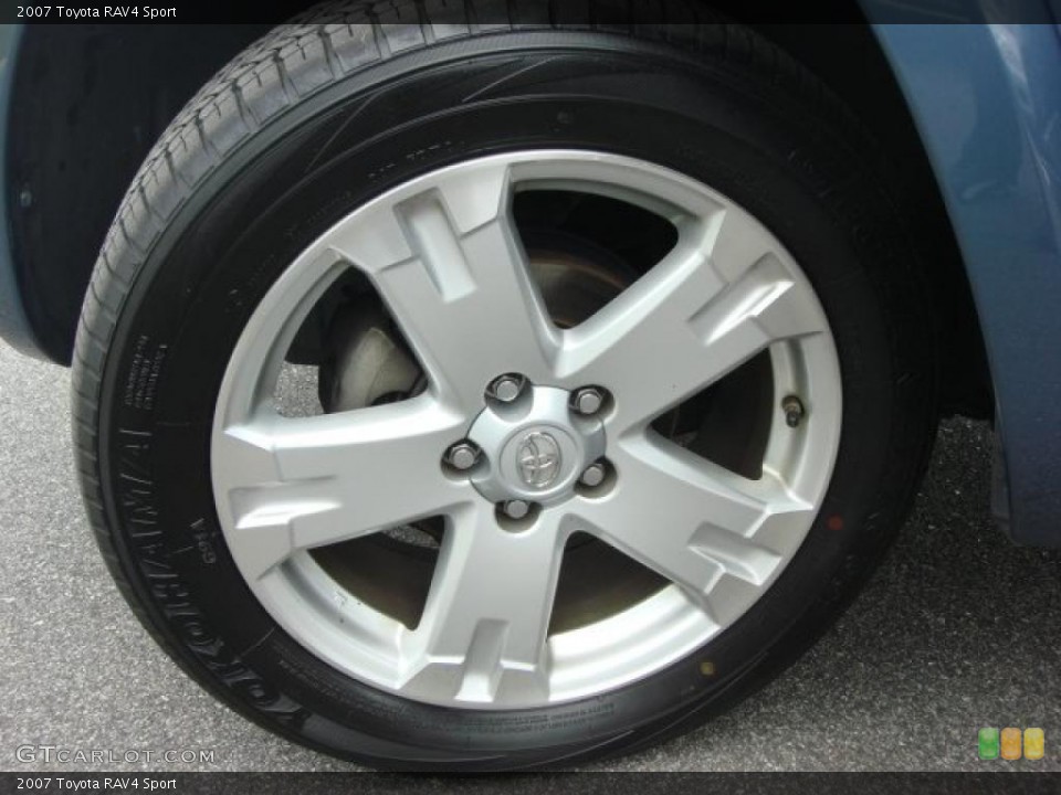 2007 Toyota RAV4 Sport Wheel and Tire Photo #49553288