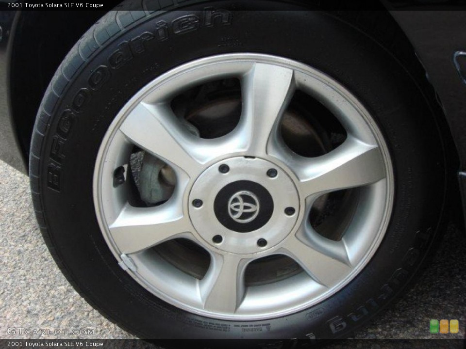 2001 Toyota Solara SLE V6 Coupe Wheel and Tire Photo #49555628