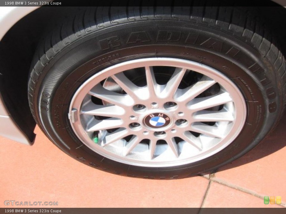 1998 BMW 3 Series 323is Coupe Wheel and Tire Photo #49556702