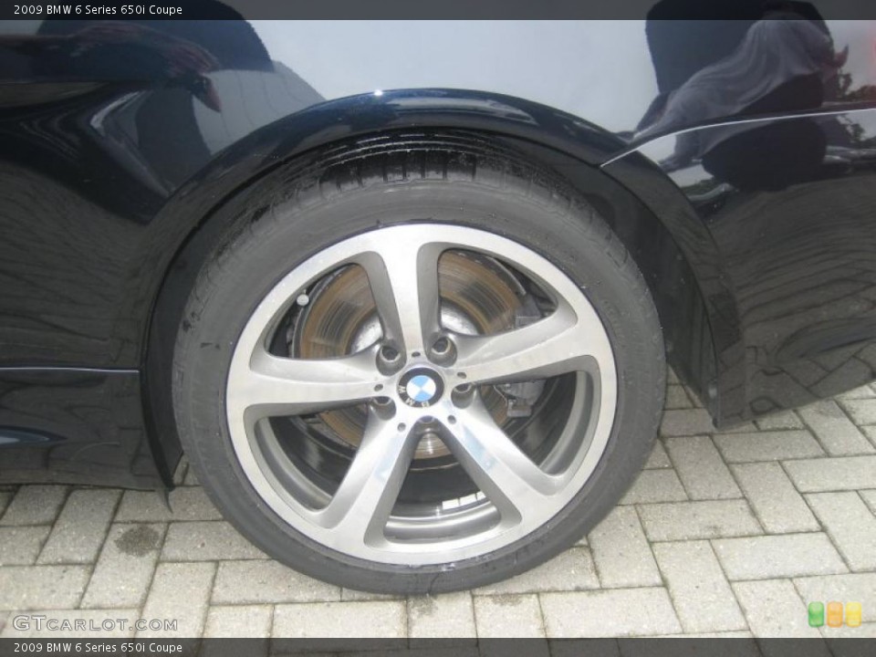 2009 BMW 6 Series 650i Coupe Wheel and Tire Photo #49571110