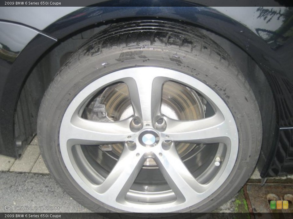 2009 BMW 6 Series 650i Coupe Wheel and Tire Photo #49571131