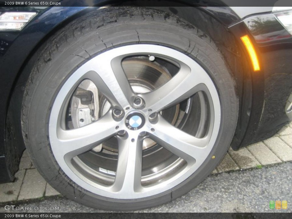 2009 BMW 6 Series 650i Coupe Wheel and Tire Photo #49571146